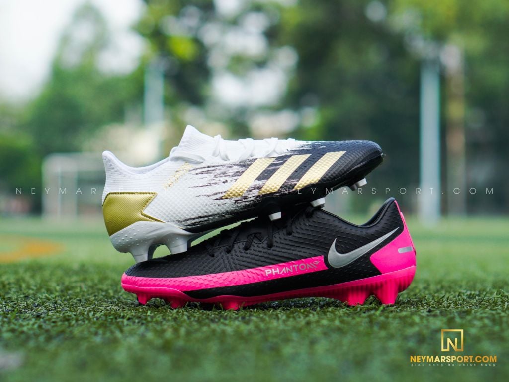 Nike Phantom GT Academy MG - Black/Metallic Silver/Pink Blast
