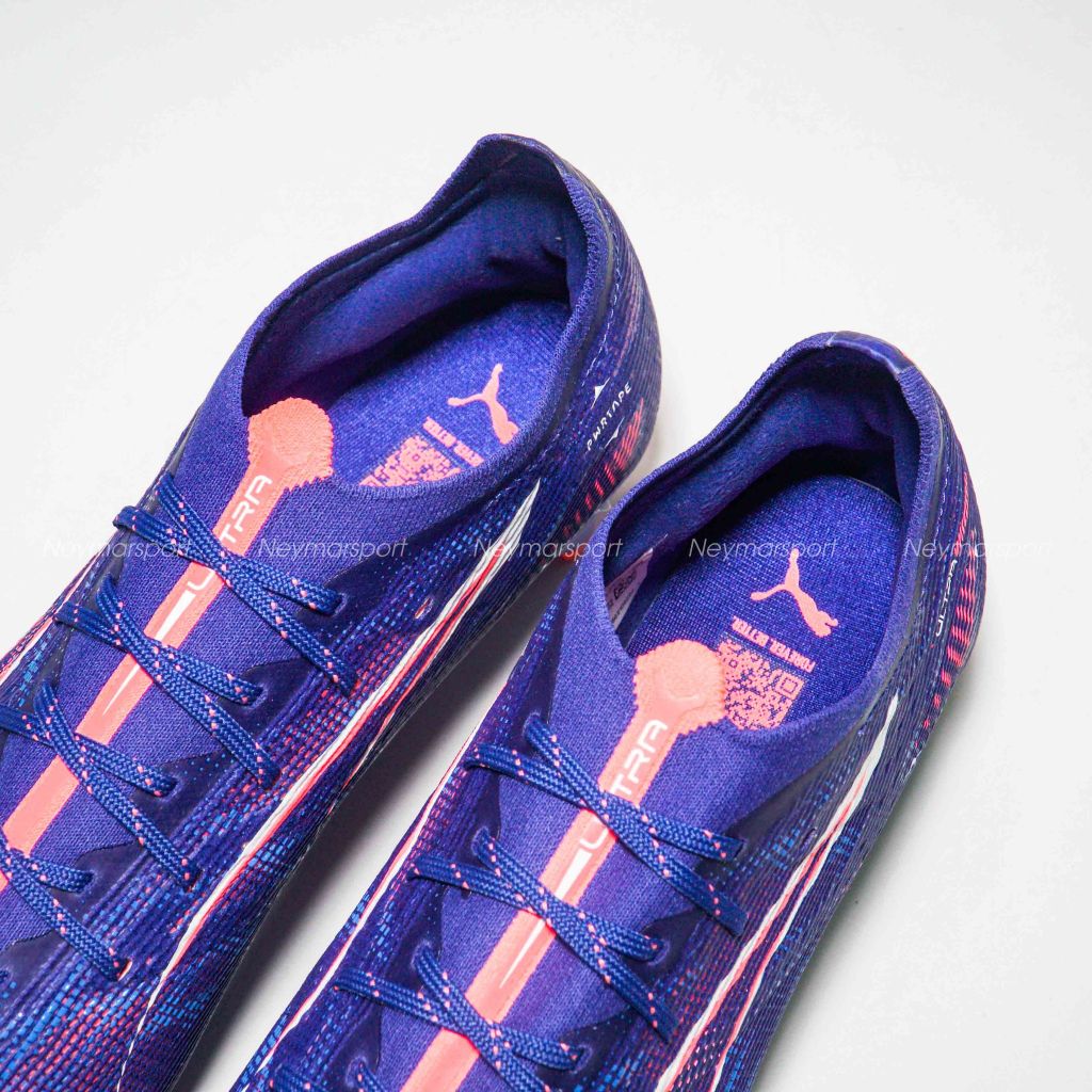 Giày đá banh PUMA Ultra 5 Pro FG/ AG Formula - Lapis Lazuli/PUMA White/Sunset Glow 107685-01
