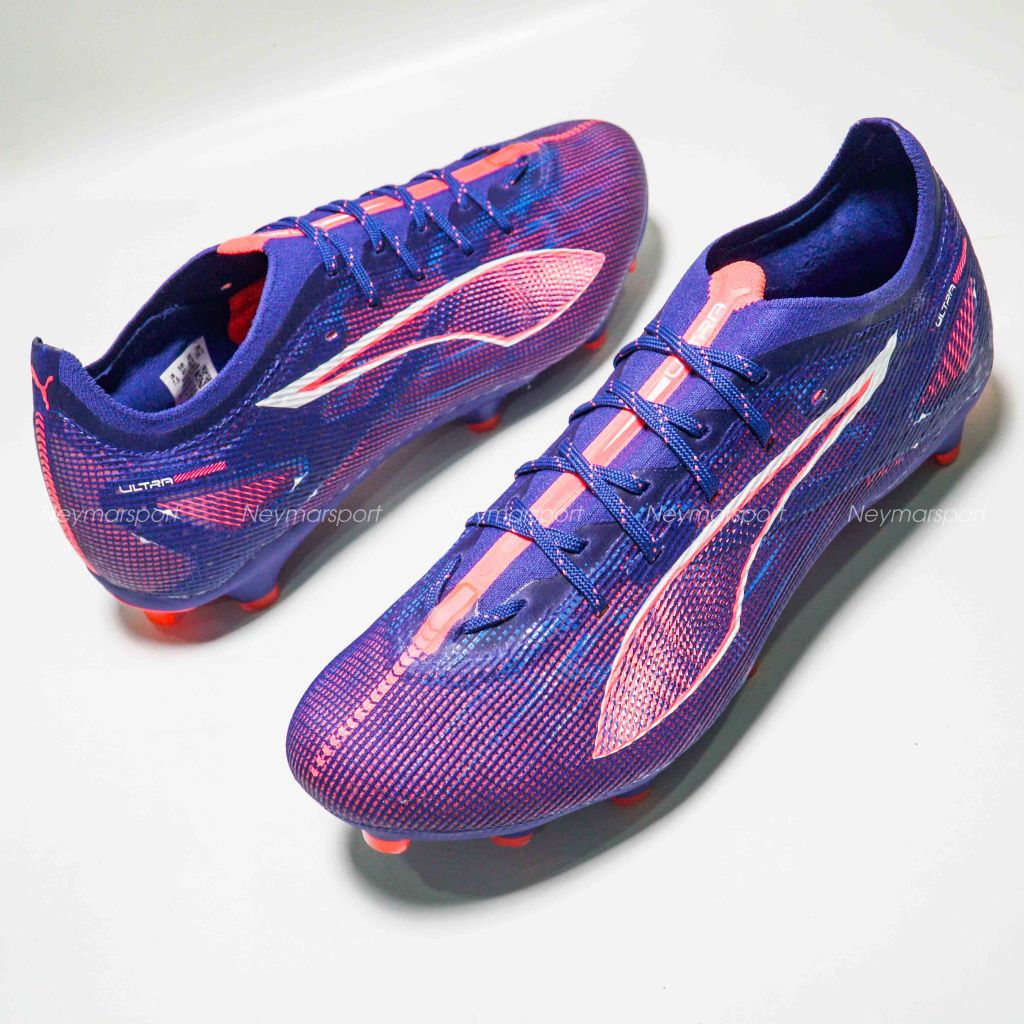 Giày đá banh PUMA Ultra 5 Pro FG/ AG Formula - Lapis Lazuli/PUMA White/Sunset Glow 107685-01