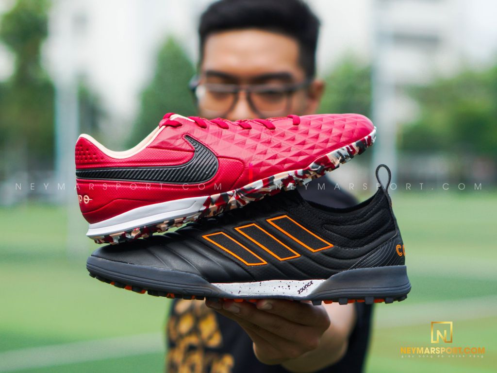 adidas Copa 20.1 TF Precision To Blur - Core Black/Signal Orange/Footwear White