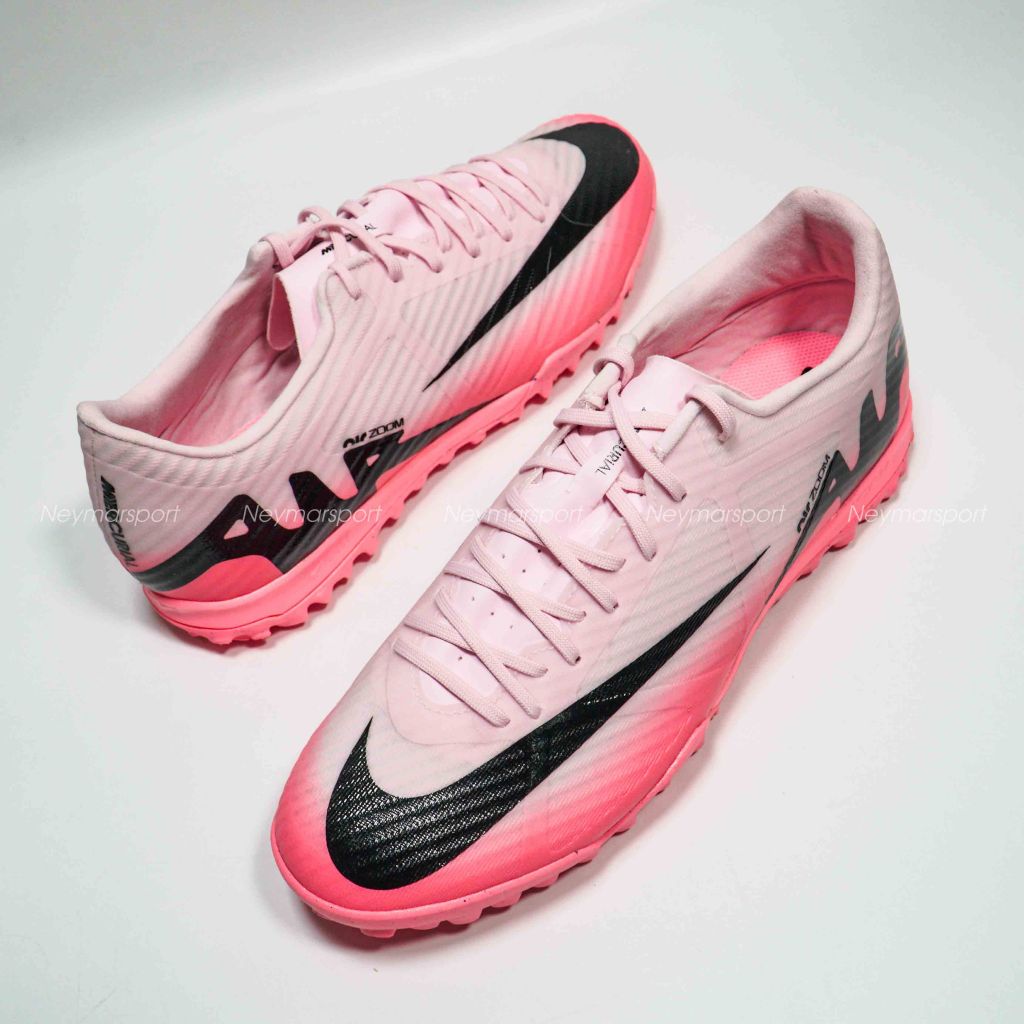 Giày đá bóng Nike Air Zoom Mercurial Vapor 15 Academy TF Mad Brilliance - Pink Foam/Black DJ5635-601