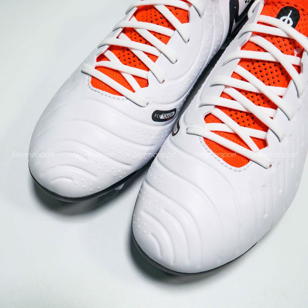 Nike Tiempo Legend 10 Elite FG Ready - White/Black/Bright Crimson