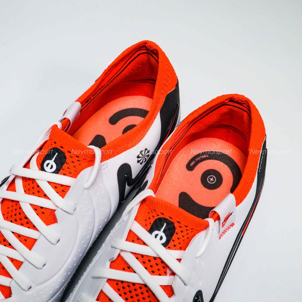 Nike Tiempo Legend 10 Elite FG Ready - White/Black/Bright Crimson