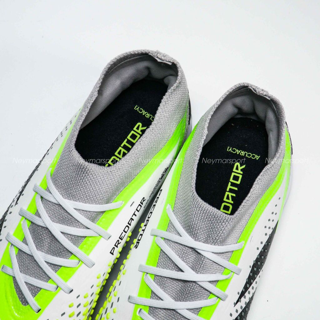 Giày đá bóng adidas Predator Accuracy .1 TF Crazyrush - Footwear White/Core Black/Lucid Lemon GZ0009