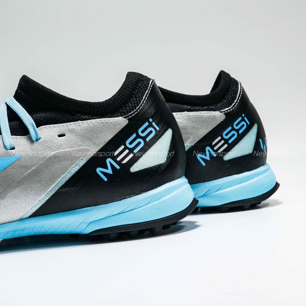 adidas X Crazyfast Messi .3 TF Infinito - Silver Metallic/Bliss Blue/Core Black
