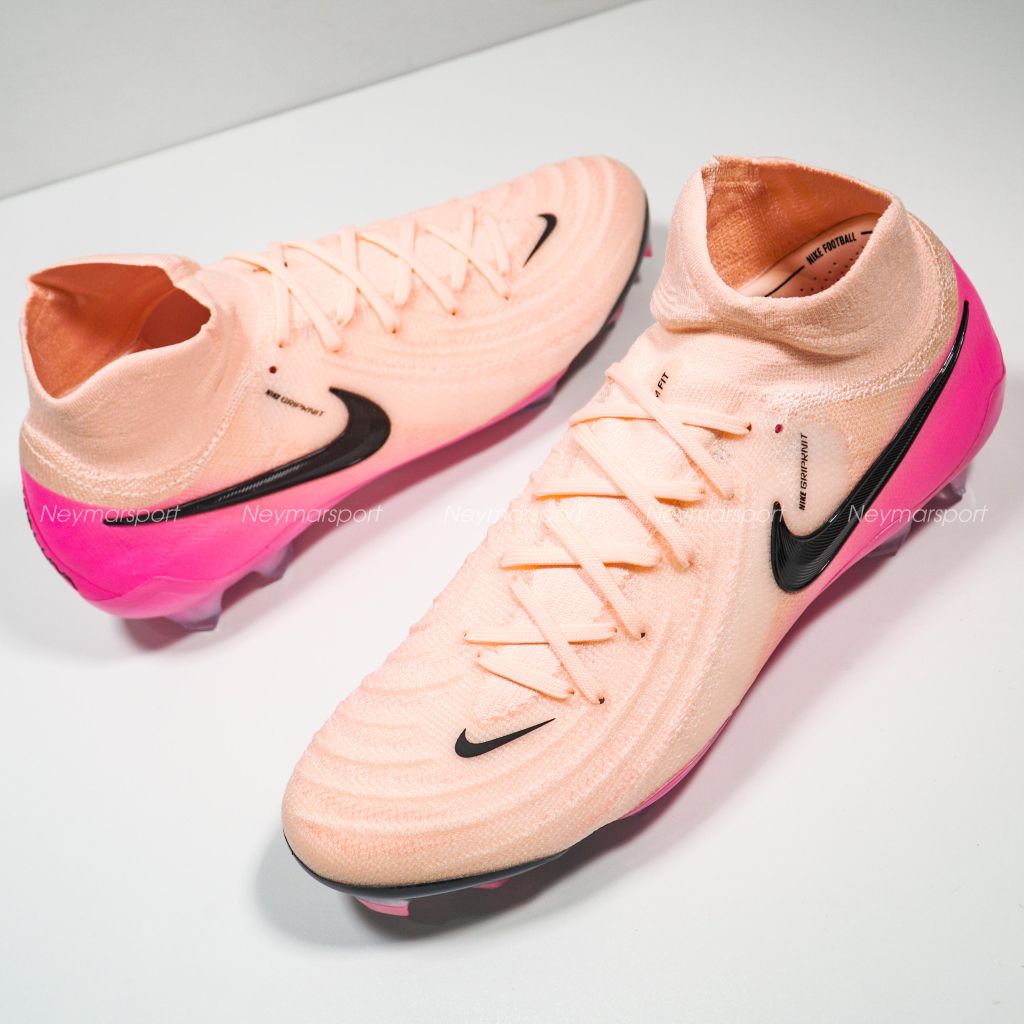 Giày bóng đá Nike Phantom Luna II Elite FG Prism - Crimson Tint/Black/Pink Blast FJ2572-800