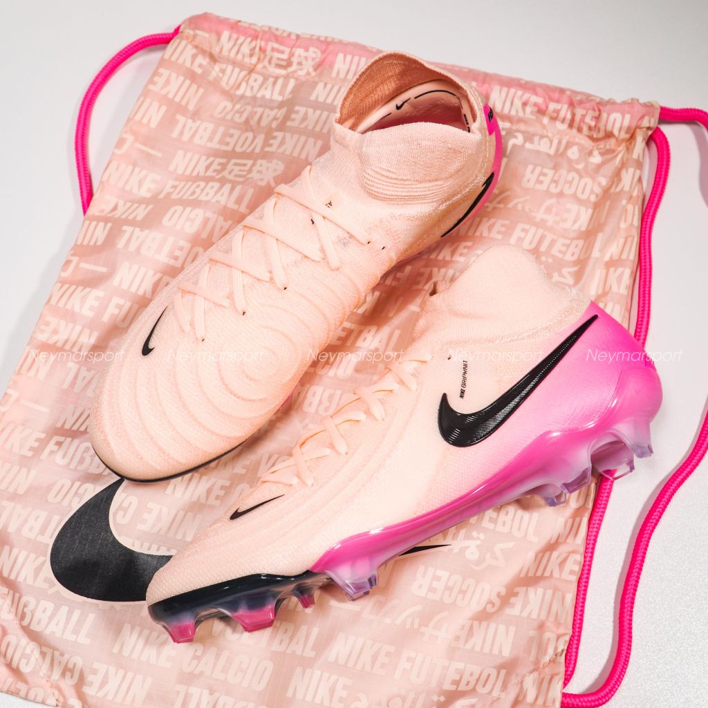 Giày bóng đá Nike Phantom Luna II Elite FG Prism - Crimson Tint/Black/Pink Blast FJ2572-800