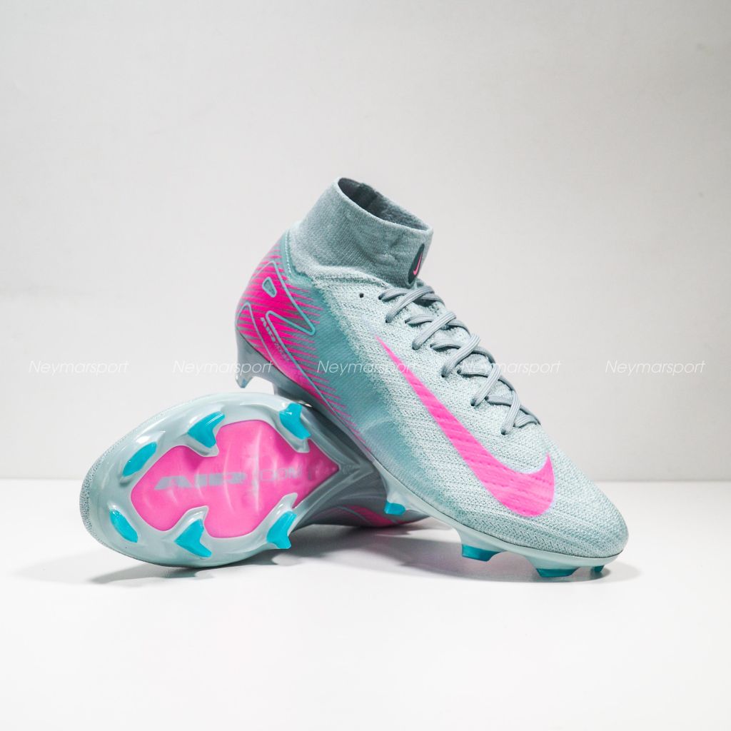 Giày bóng đá Nike Air Zoom Mercurial Superfly 10 Elite FG Prism - Ocean Cube/Pink Blast FQ1454-301