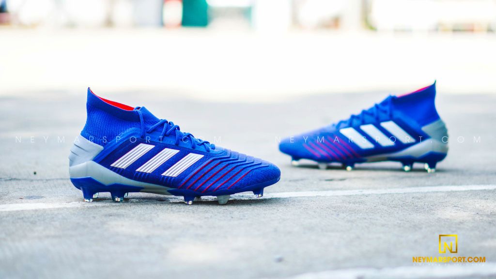 adidas Predator 19.1 FG/AG Exhibit - Bold Blue/Silver Metallic