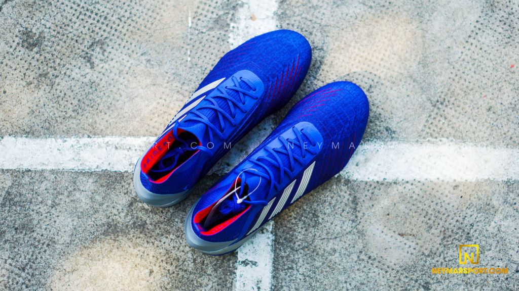 adidas Predator 19.1 FG/AG Exhibit - Bold Blue/Silver Metallic