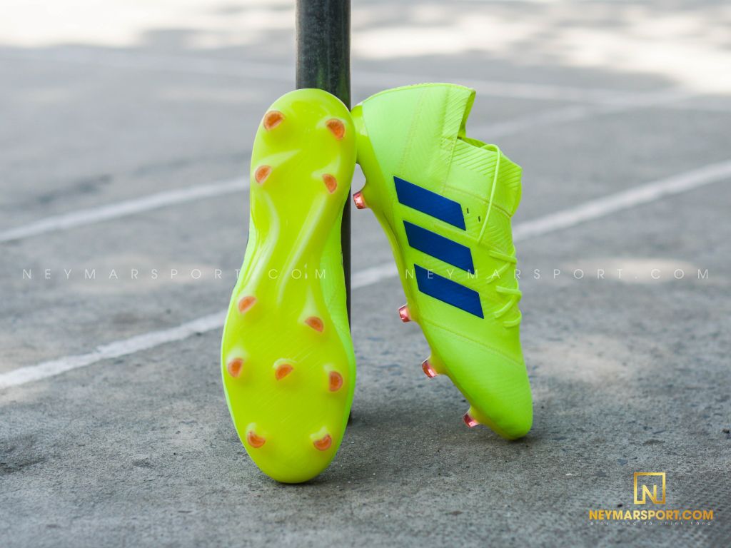 adidas Nemeziz 18.1 FG/AG Exhibit - Solar Yellow/Blue