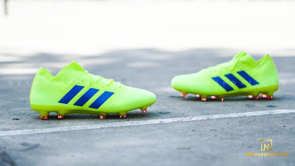 adidas Nemeziz 18.1 FG/AG Exhibit - Solar Yellow/Blue