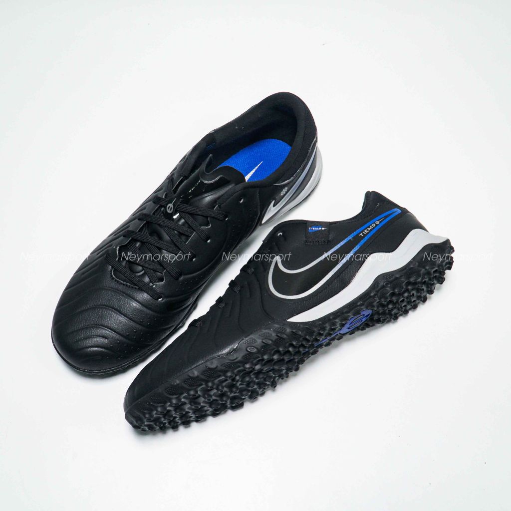 Nike Tiempo Legend 10 Academy TF Shadow - Black/Chrome/Hyper Royal
