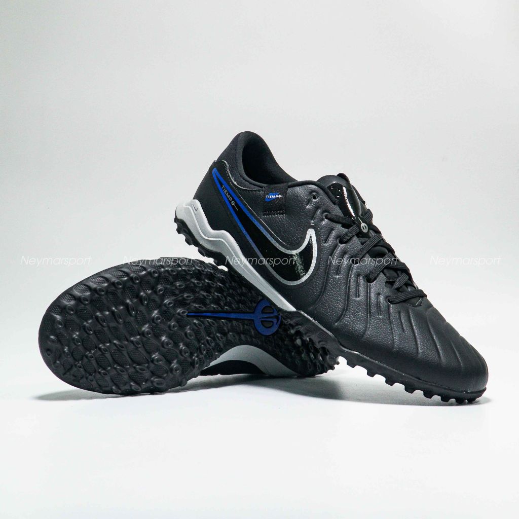 Nike Tiempo Legend 10 Academy TF Shadow - Black/Chrome/Hyper Royal