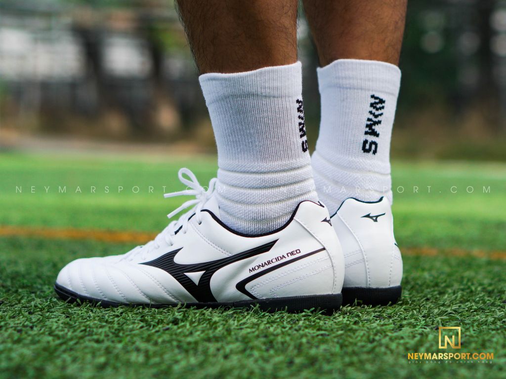 MIZUNO MONARCIDA NEO II SELECT AS TF WHITE/BLACK