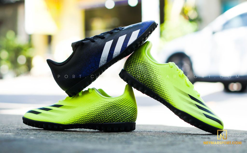 ADIDAS X GHOSTED .4 TF SUPERLATIVE - SOLAR YELLOW/CORE BLACK/ROYAL BLUE