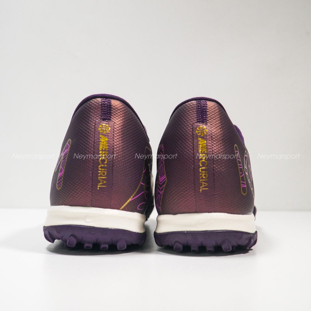 Giày đá bóng Nike Air Zoom Mercurial Vapor 16 Academy TF Mbappé Personal Edition - Grand Purple/Pale Ivory FQ8384-500