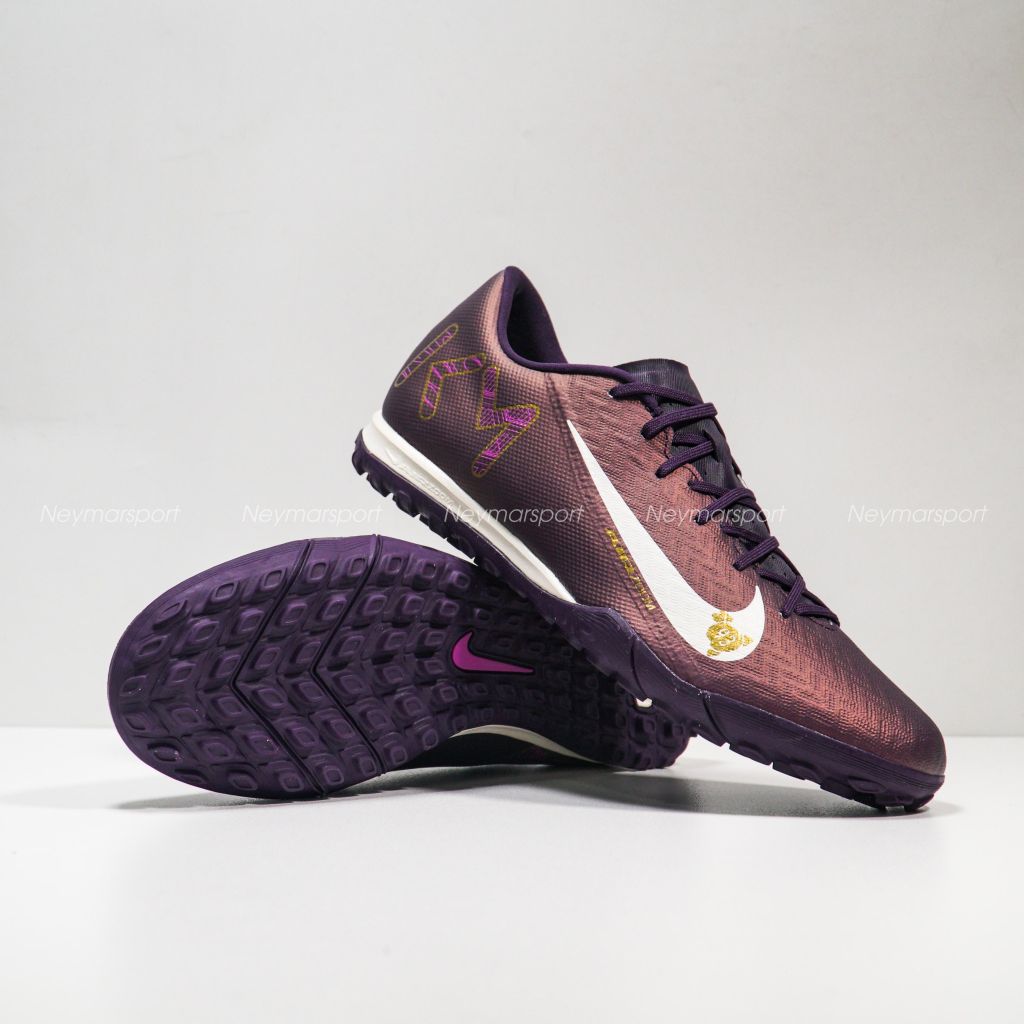 Giày đá bóng Nike Air Zoom Mercurial Vapor 16 Academy TF Mbappé Personal Edition - Grand Purple/Pale Ivory FQ8384-500