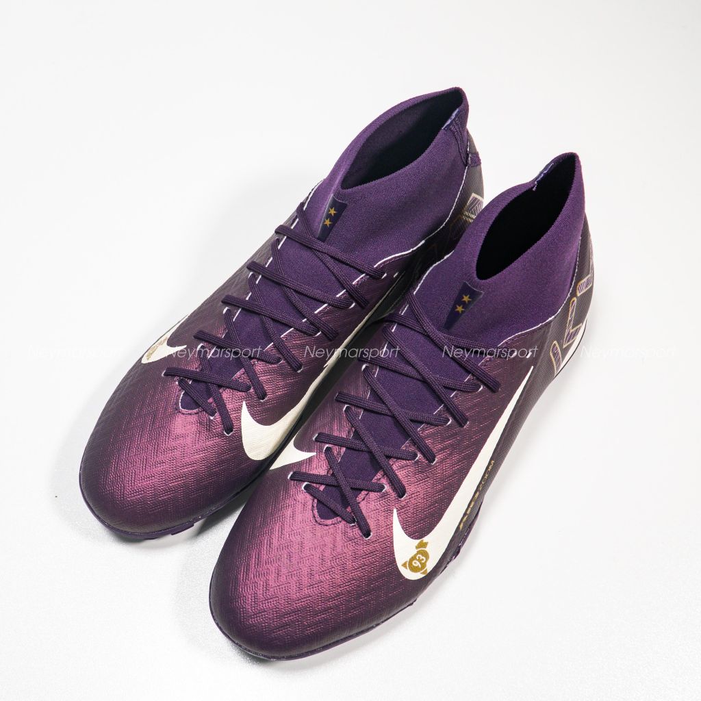 Giày đá bóng Nike Air Zoom Mercurial Superfly 10 Academy TF Mbappé Personal Edition - Grand Purple/Pale Ivory FQ8333-500