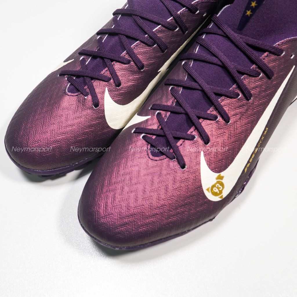 Giày đá bóng Nike Air Zoom Mercurial Superfly 10 Academy TF Mbappé Personal Edition - Grand Purple/Pale Ivory FQ8333-500