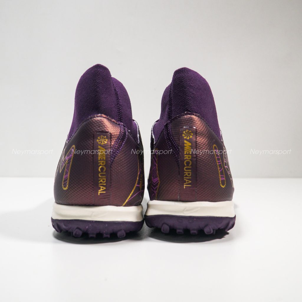 Giày đá bóng Nike Air Zoom Mercurial Superfly 10 Academy TF Mbappé Personal Edition - Grand Purple/Pale Ivory FQ8333-500