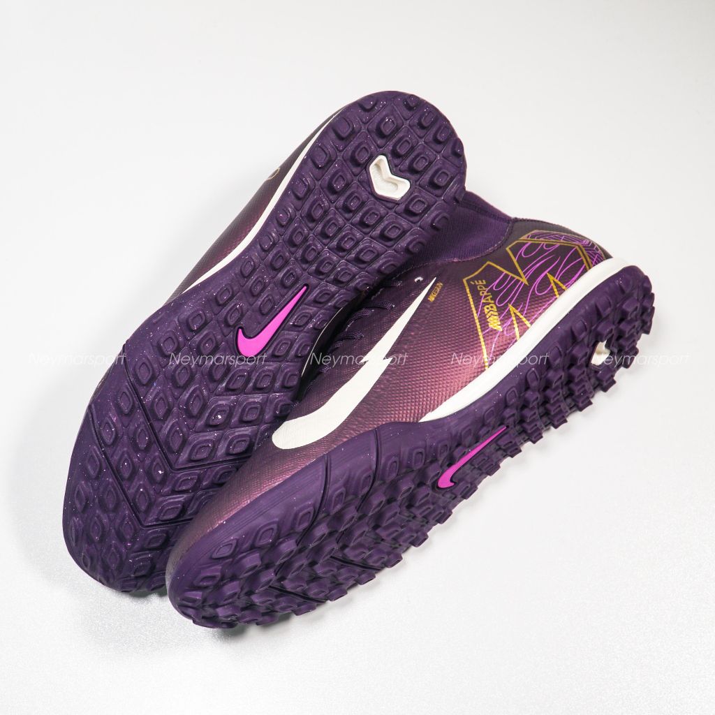 Giày đá bóng Nike Air Zoom Mercurial Superfly 10 Academy TF Mbappé Personal Edition - Grand Purple/Pale Ivory FQ8333-500