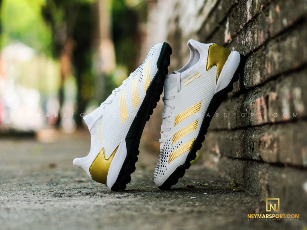 Adidas Predator 20.3 Low TF Inflight - Footwear White/Gold Metallic/Core Black