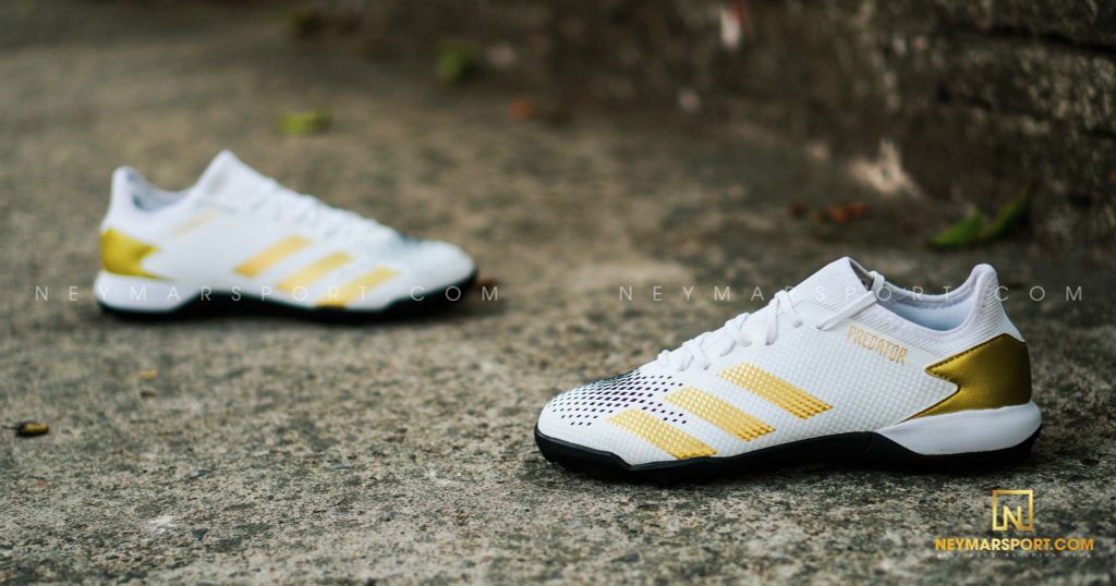 Adidas Predator 20.3 Low TF Inflight - Footwear White/Gold Metallic/Core Black