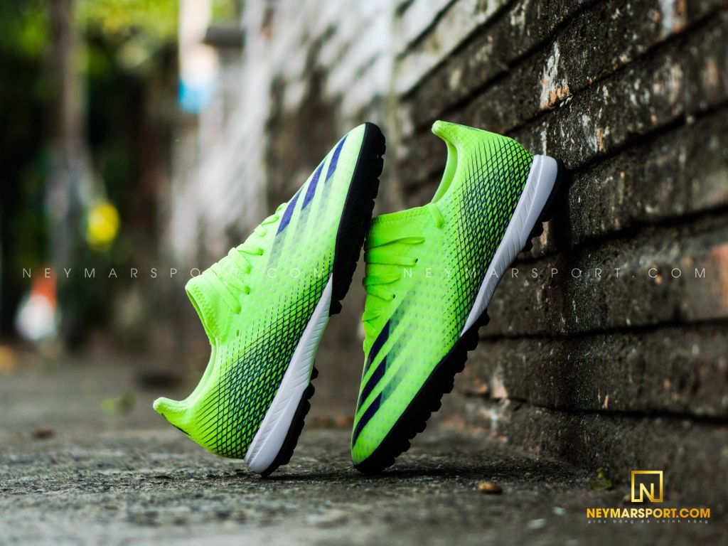 ADIDAS X GHOSTED .3 TF PRECISION TO BLUR - SIGNAL GREEN/ENERGY INK/BLACK