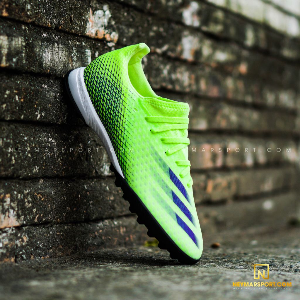 ADIDAS X GHOSTED .3 TF PRECISION TO BLUR - SIGNAL GREEN/ENERGY INK/BLACK