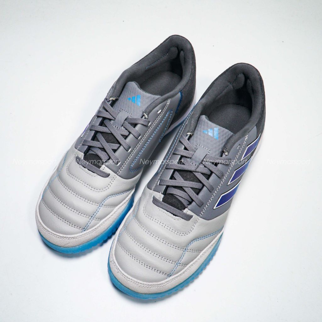 Giày đá bóng Adidas Top Sala Competition IC - Grey Three/Lucid Blue IE7551