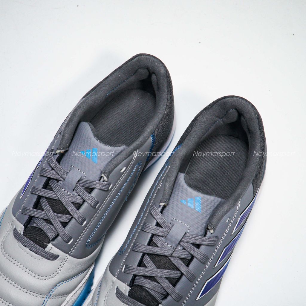 Giày đá bóng Adidas Top Sala Competition IC - Grey Three/Lucid Blue IE7551