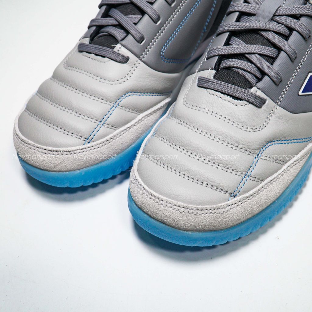 Giày đá bóng Adidas Top Sala Competition IC - Grey Three/Lucid Blue IE7551