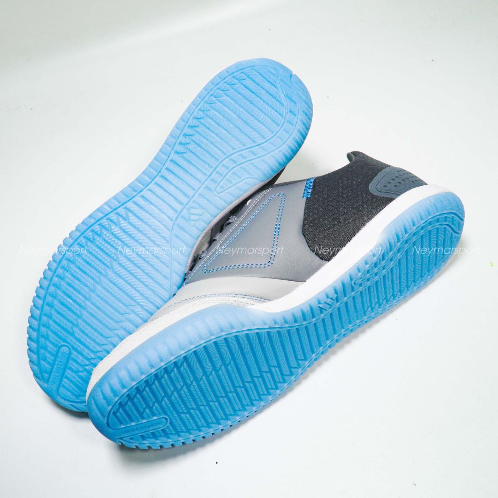 Giày đá bóng Adidas Top Sala Competition IC - Grey Three/Lucid Blue IE7551