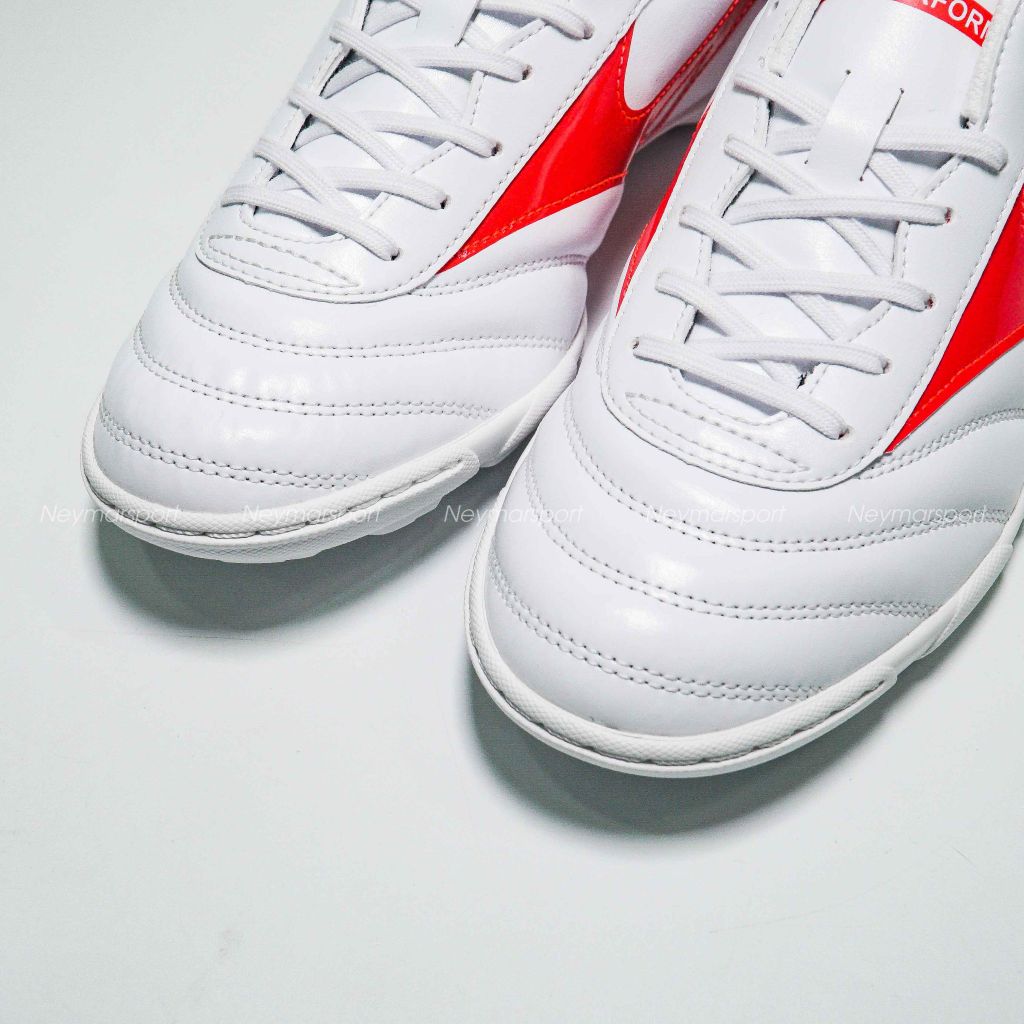 Giày đá bóng Mizuno Morelia II Club AS TF - White/Red/Yellow P1GD231664