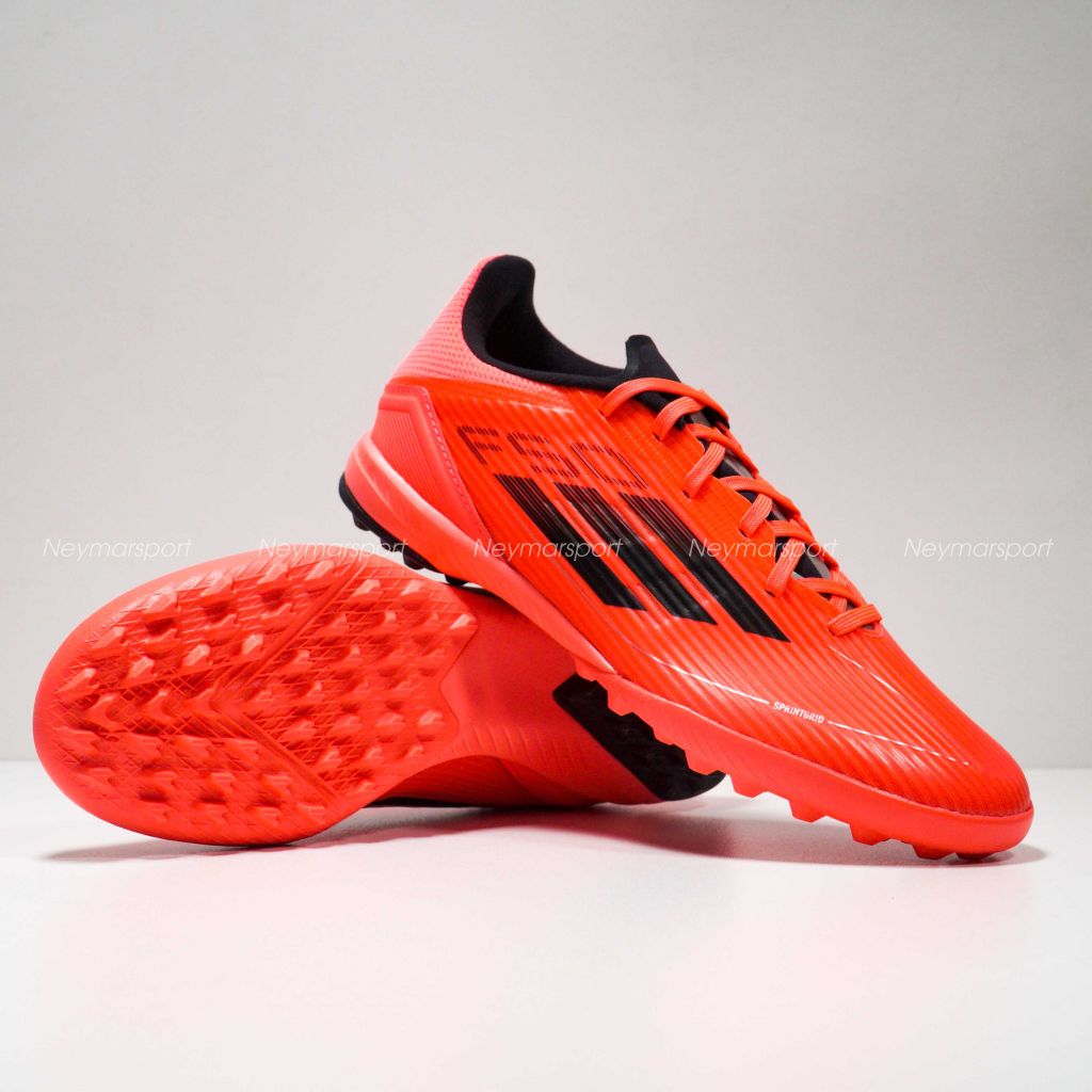 Giày đá bóng adidas F50 League TF Vivid Horizon - Turbo/Aurora Black/Platin Metallic IF1335