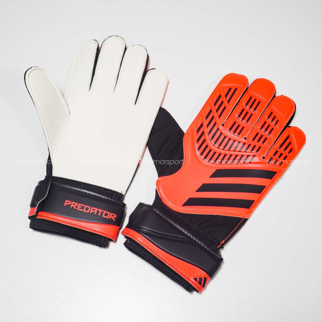 Găng tay thủ môn adidas Goalkeeper Gloves Predator Training Vivid Horizon - Turbo/Aurora Black IX3871