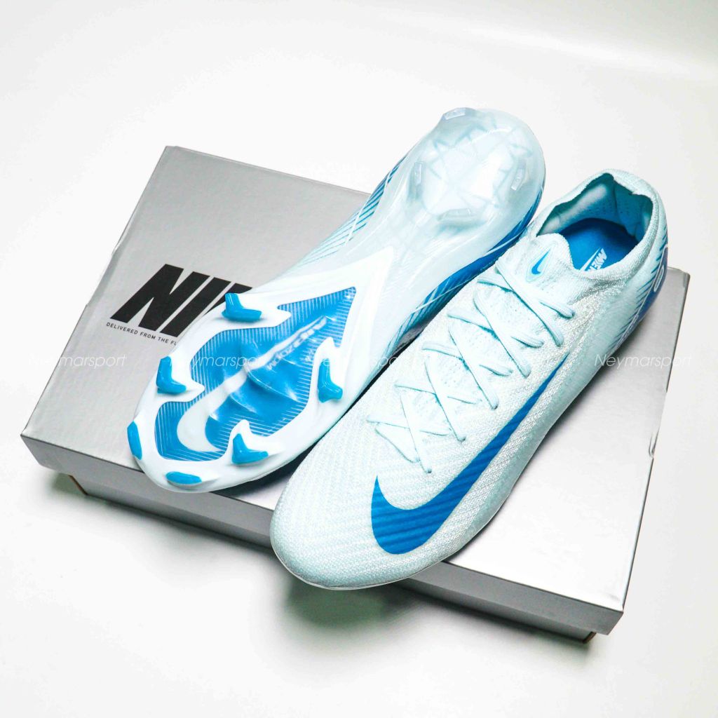 Giày đá bóng Nike Air Zoom Mercurial Vapor 16 Elite FG Mad Ambition - Glacier Blue/Blue Orbit FQ1457-400
