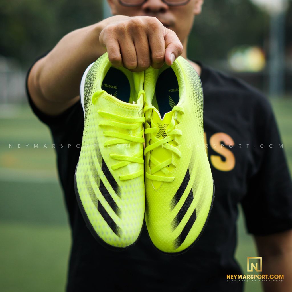ADIDAS X GHOSTED .4 TF SUPERLATIVE - SOLAR YELLOW/CORE BLACK/ROYAL BLUE