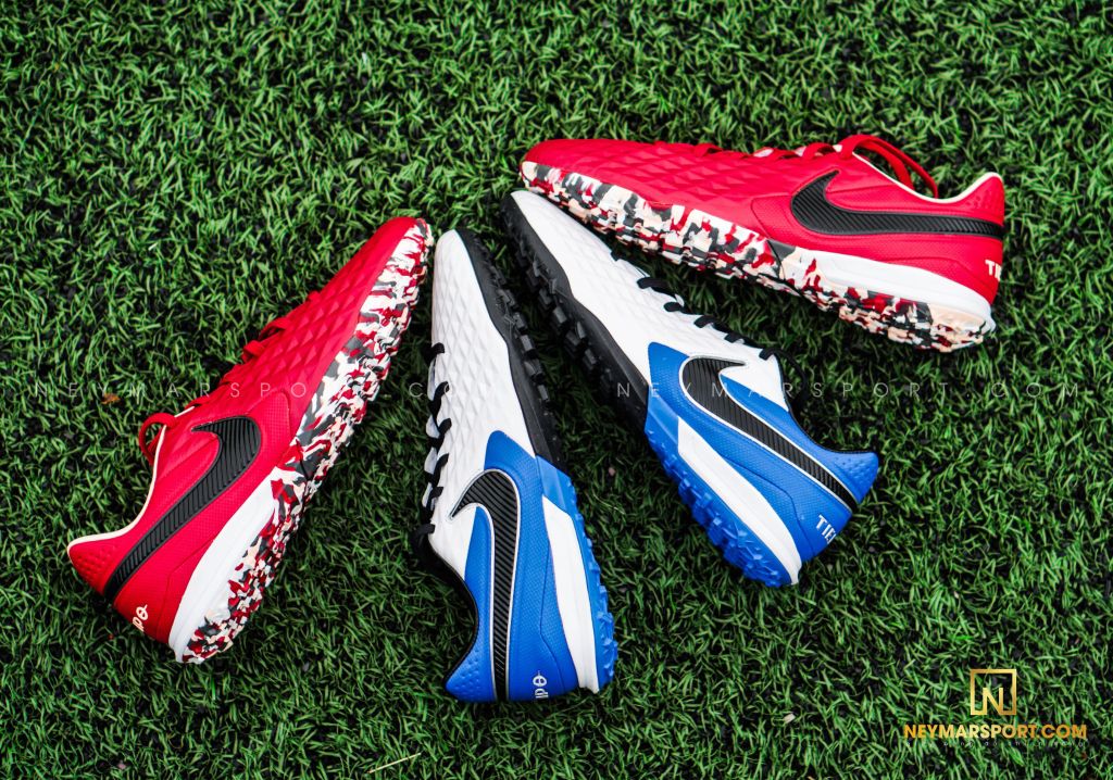 Nike Tiempo Legend 8 Pro TF Daybreak - White/Black/Hyper Royal/Metallic Silver