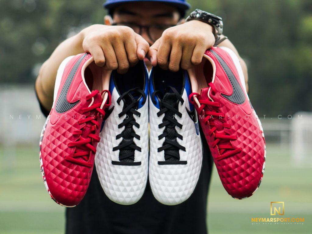 Nike Tiempo Legend 8 Pro TF Daybreak - White/Black/Hyper Royal/Metallic Silver