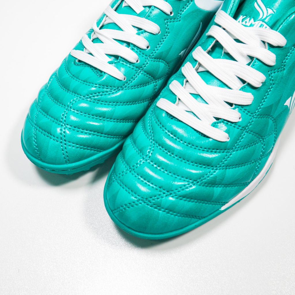 Giày đá bóng Kamito Velocidad Fire Back TF - Teal Blue/White KMTF240129