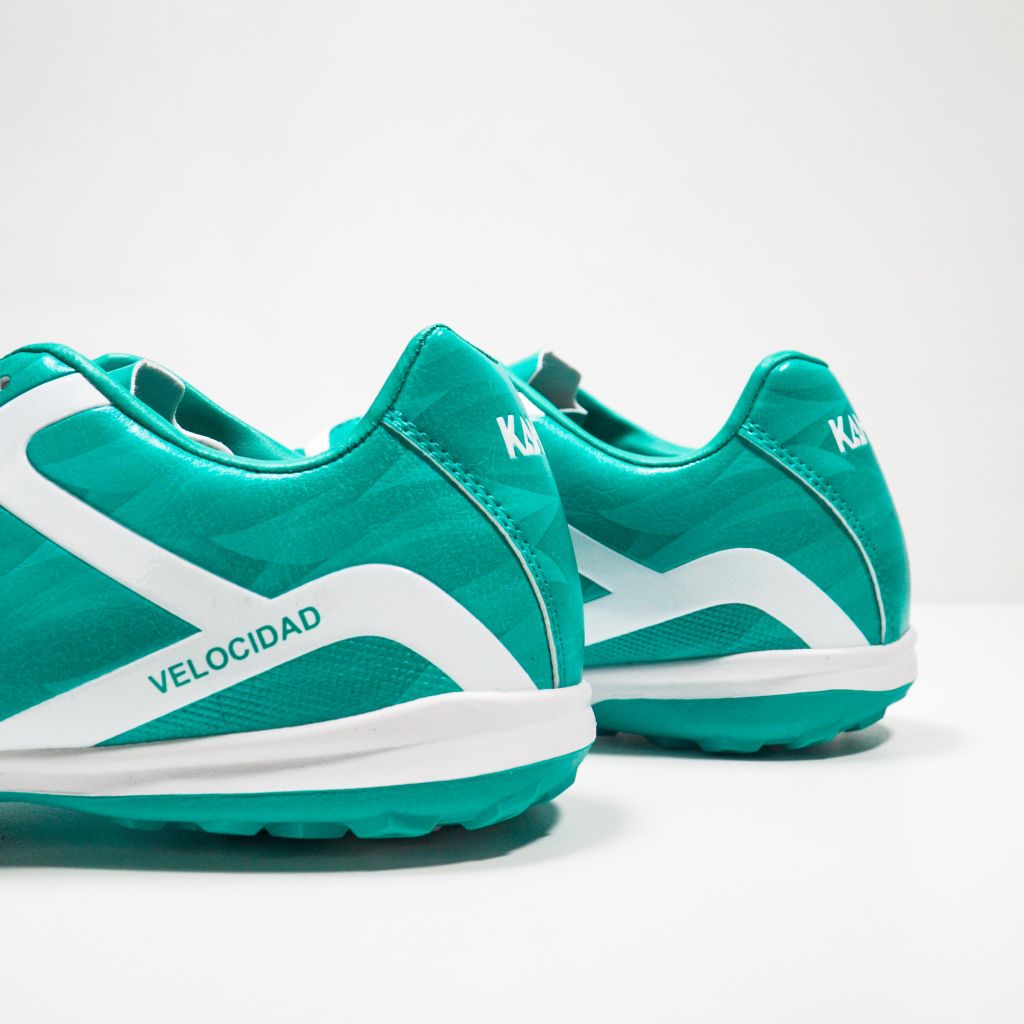 Giày đá bóng Kamito Velocidad Fire Back TF - Teal Blue/White KMTF240129