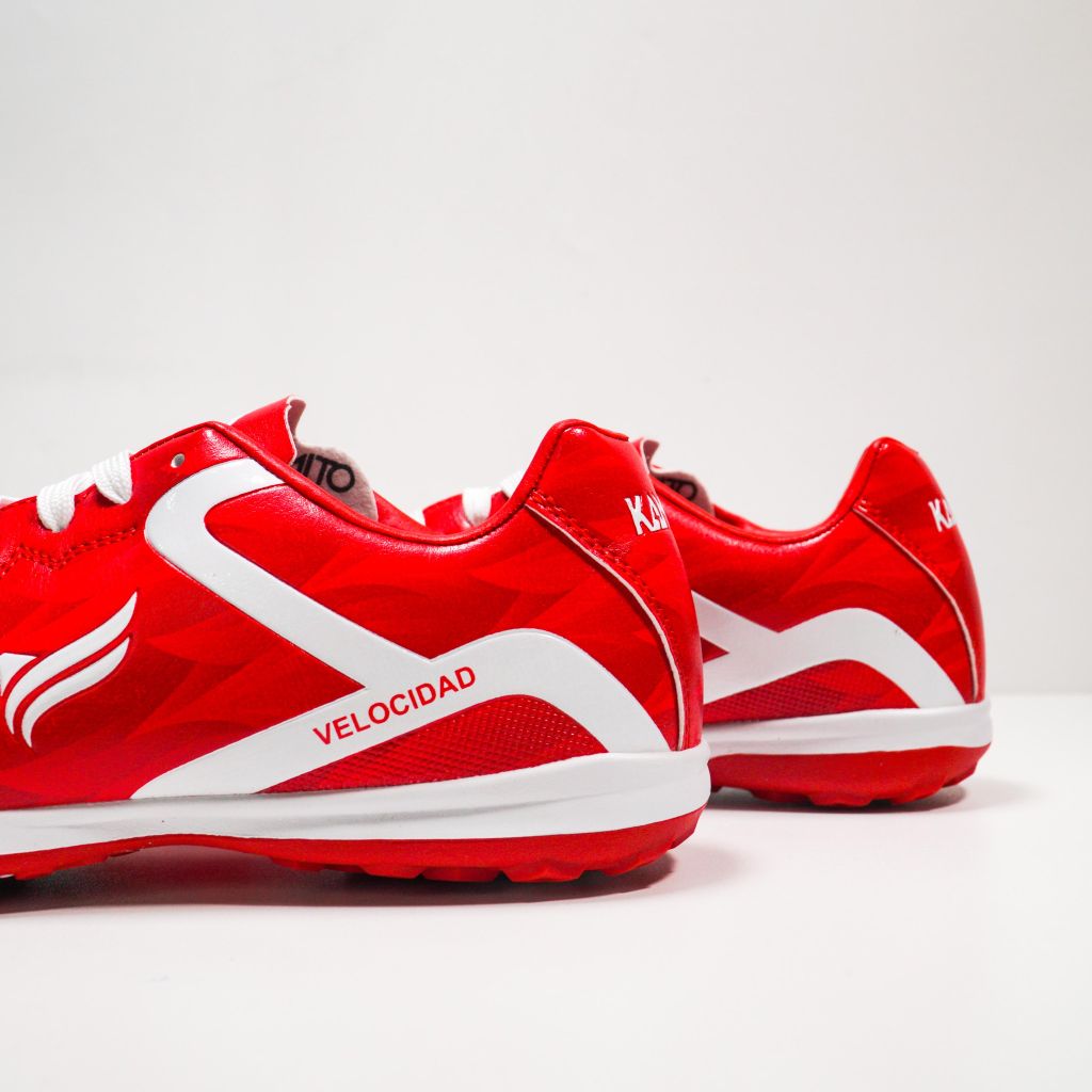 Giày đá bóng Kamito Velocidad Fire Back TF - Red/White KMTF240110