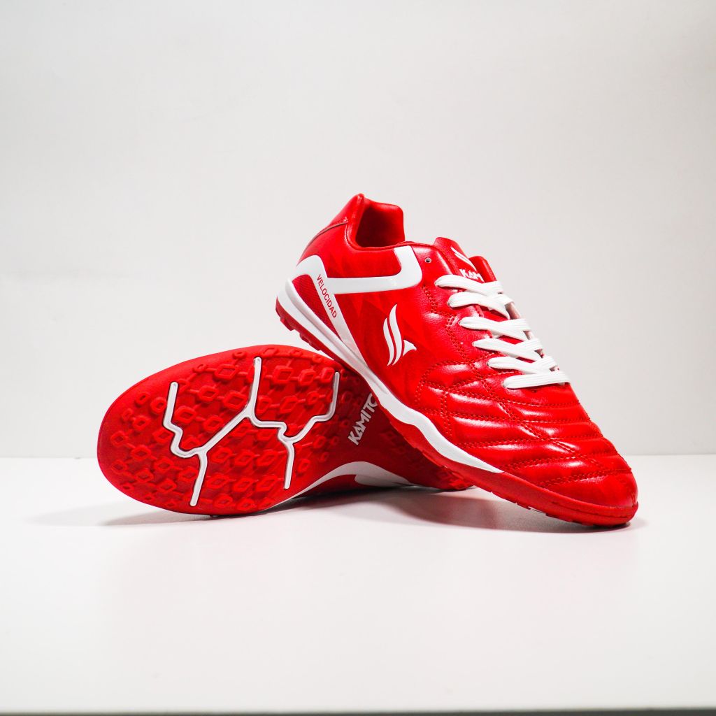 Giày đá bóng Kamito Velocidad Fire Back TF - Red/White KMTF240110