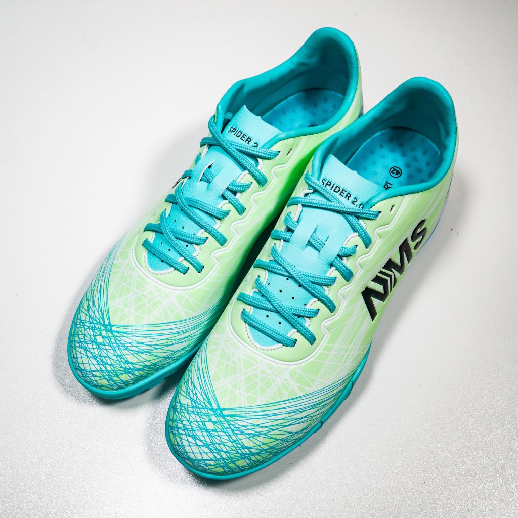 Giày đá bóng NMS SPIDER 2.0 TF - Neon Green/Mint SPI2200