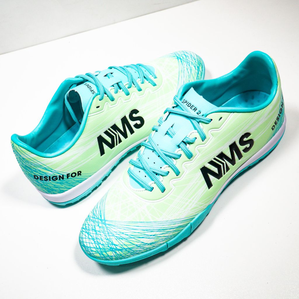 Giày đá bóng NMS SPIDER 2.0 TF - Neon Green/Mint SPI2200