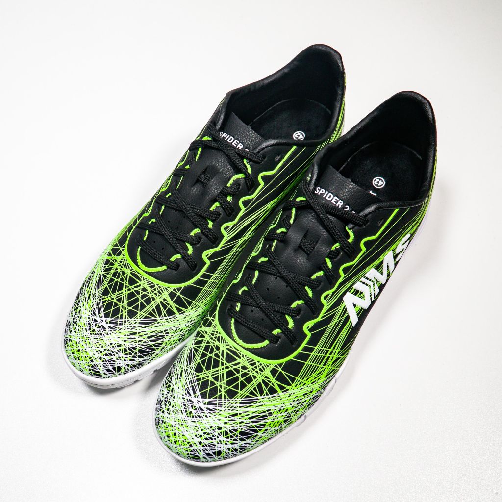 Giày đá bóng NMS SPIDER 2.0 TF - Black/Neon/White SPI2500