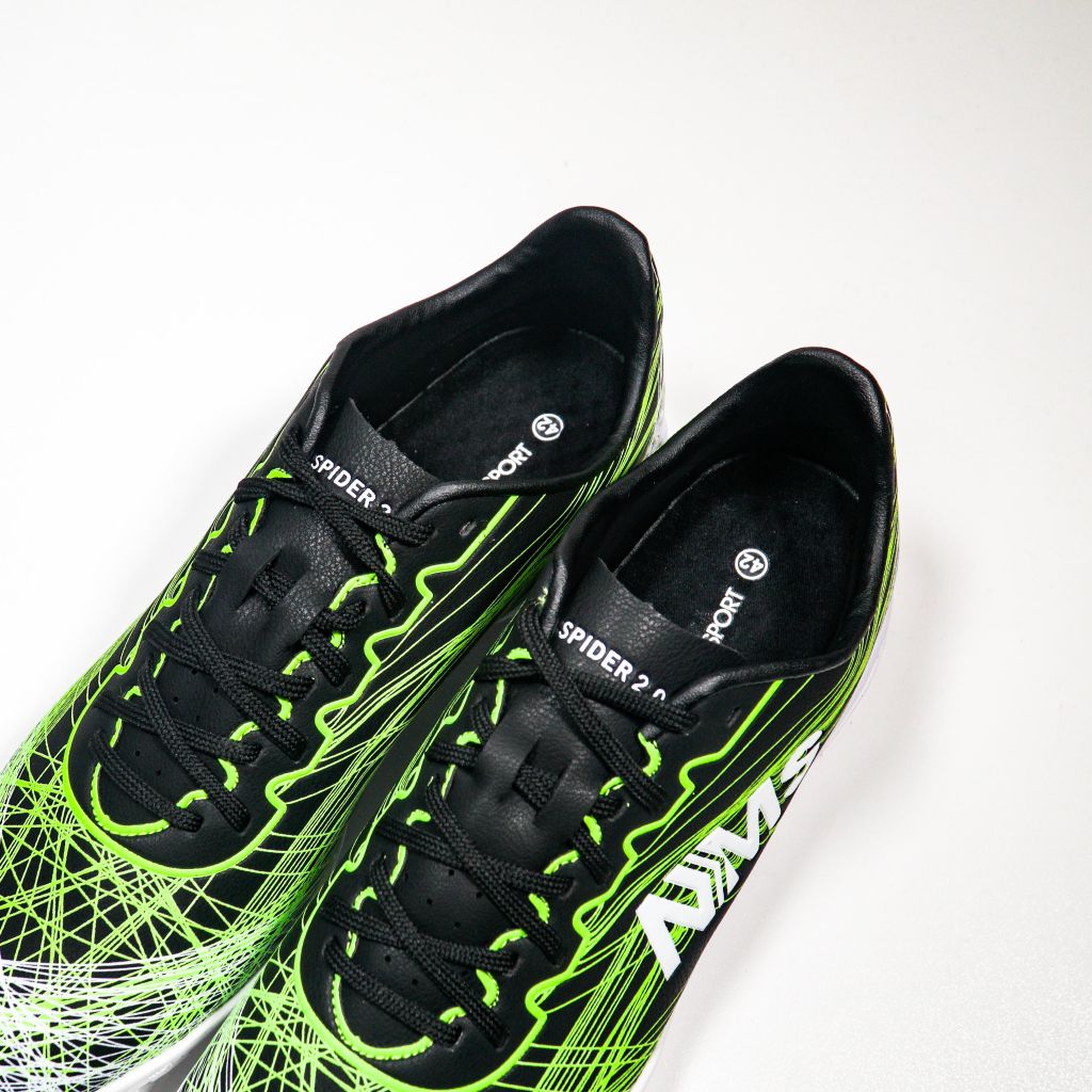 Giày đá bóng NMS SPIDER 2.0 TF - Black/Neon/White SPI2500