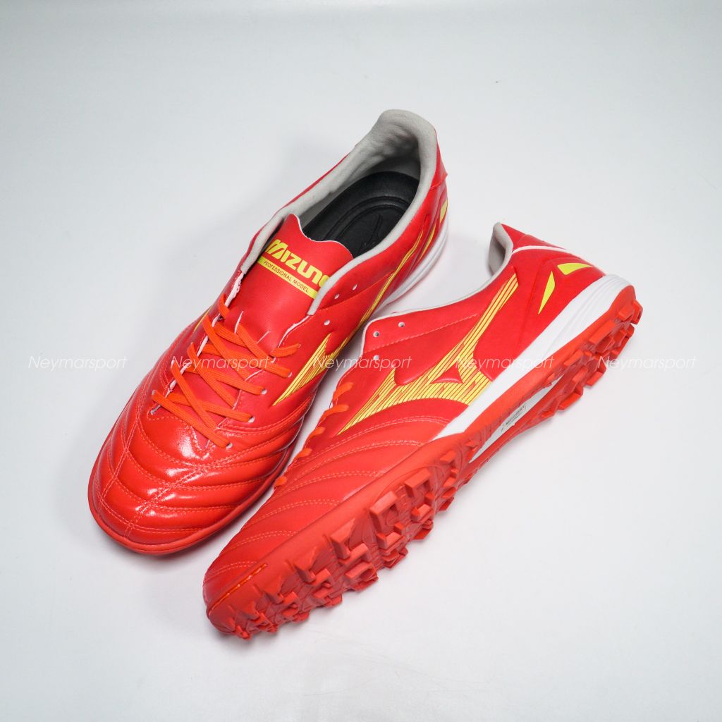 Mizuno Morelia Neo IV Pro TF Release - Red/White/Yellow
